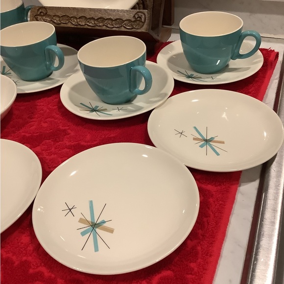 Mid-Century Modern Atomic Starburst, Hopscotch Salem North Star lot of 15, 1960 - Picture 4 of 13